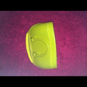 Yellow jelly purse