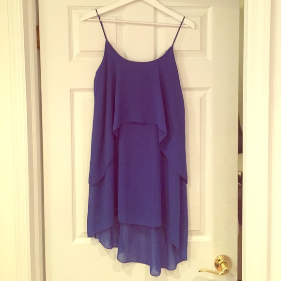 {high/low chiffon dress}