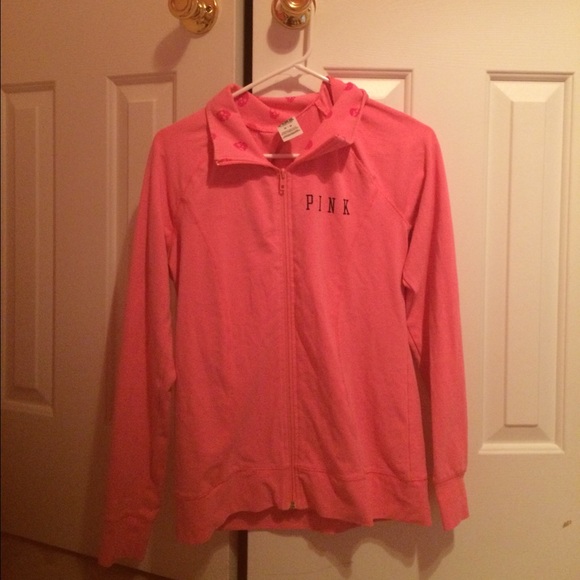 Pink zip up jacket (willing to negotiate!!)