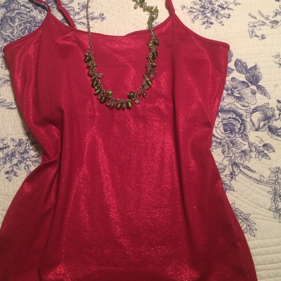 White House Black Market Tops - White House Black Market SHINY SEXY Cami NWT