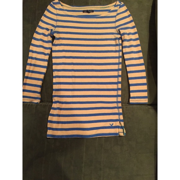 Quarter sleeve stripe shirt from American Eagle