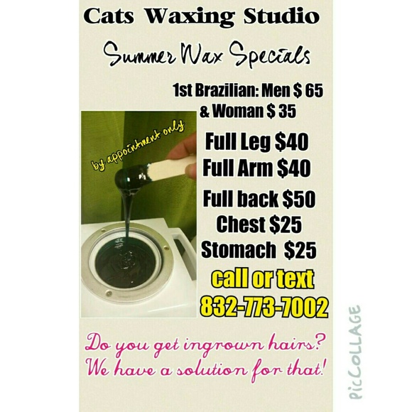 Waxing Specials, brazilian, wax, spa service
