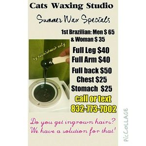 Waxing Specials, brazilian, wax, spa service