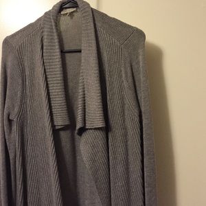 Gray cardigan