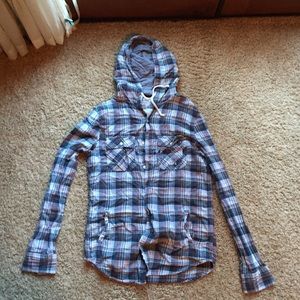 Hooded flannel