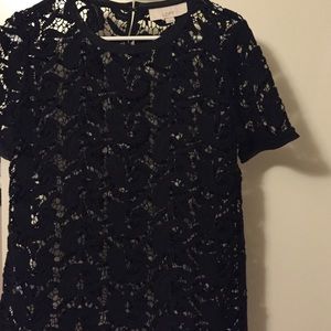 Black lace shirt