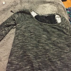 Sweatshirt Lace Back Express