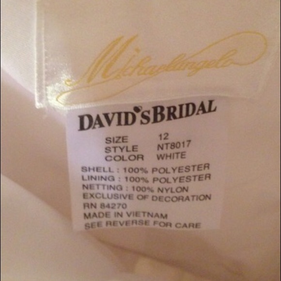 MichaelAngelo David's Bridal Prom/Wedding Dress - Picture 3 of 3
