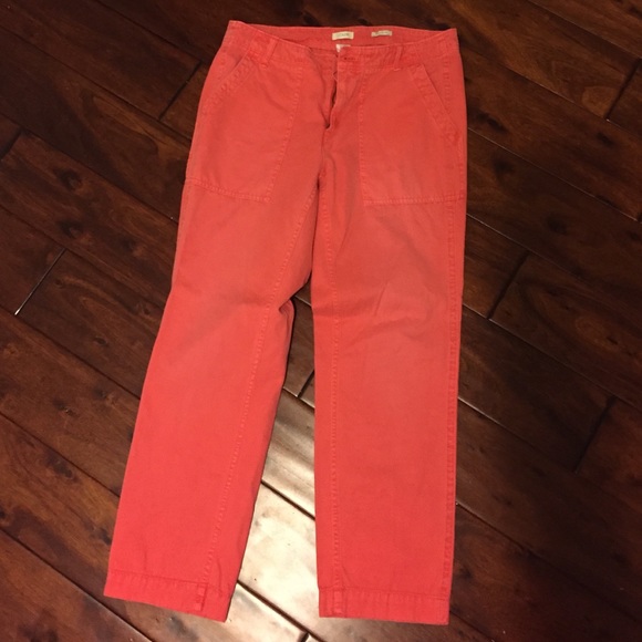 J.crew favorite fit coral pants