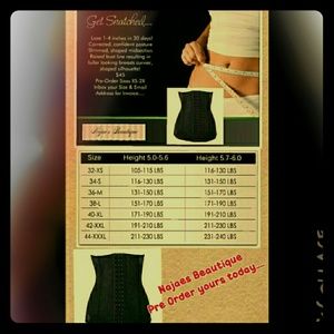 Reserved 2xl Black waist cincher