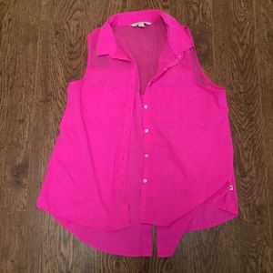 Bundle of two Sheer pink tops.