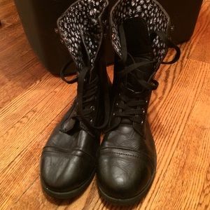 Black Combat Boots