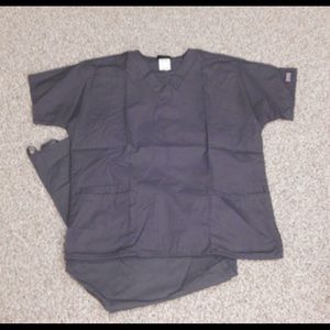 Gray and light blue scrubs bundle *Reserved*