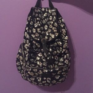 VS Backpack Leopard Sequin