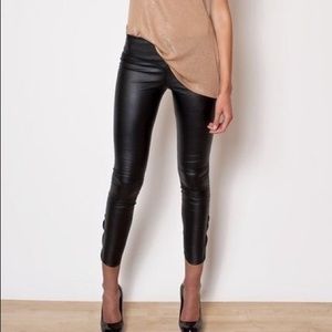 🍍SOLD🍍Black Vegan Leather Liquid Leggings Faux