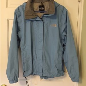 Northface windbreaker/raincoat, medium, blue