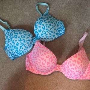VS Pink 34B Push-up Bras