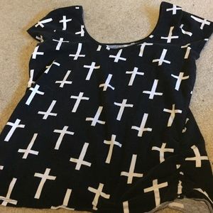 Fitted Cross Crop Top