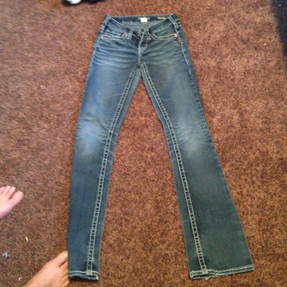 Silver jeans