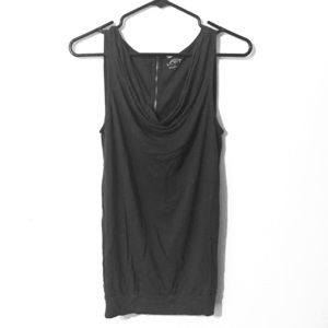 Ann Taylor LOFT Slate Grey Sleeveless Top