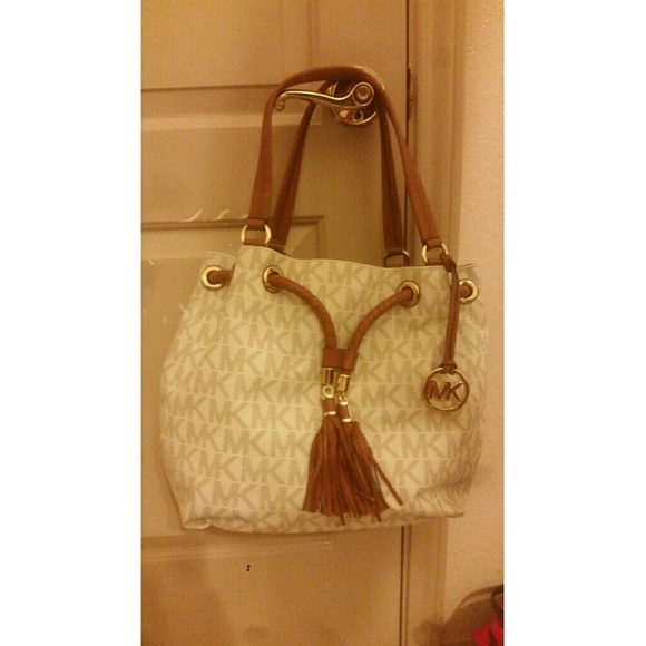 Michael kors jet set large gathered logo tote - Picture 2 of 4