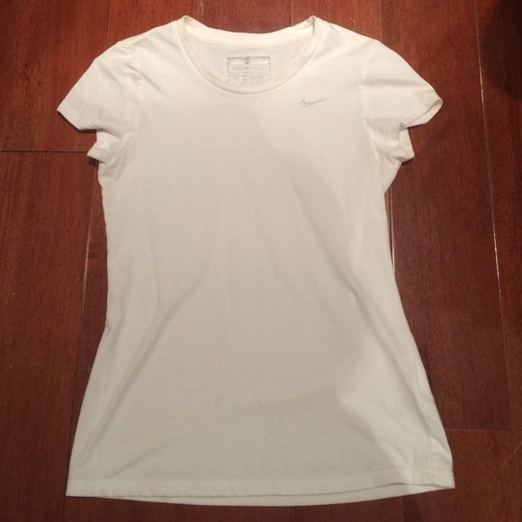 All white nike workout top!
