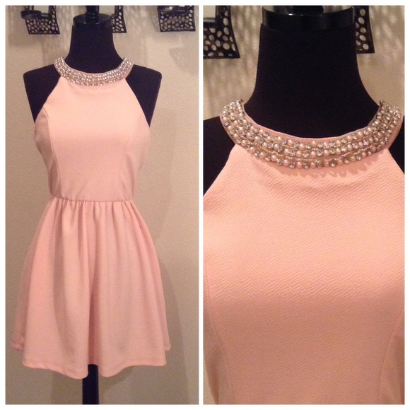 Agaci Dresses & Skirts - AVAILABLE SOON! Blush Jewel Neck Dress (NWOT)