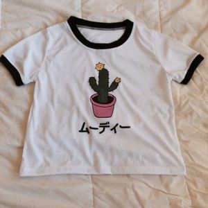 JAPANESE CACTUS RINGER TEE