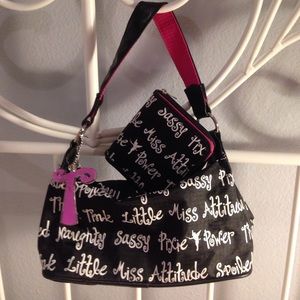Disney Tinkerbell Themed Handbag + Wallet