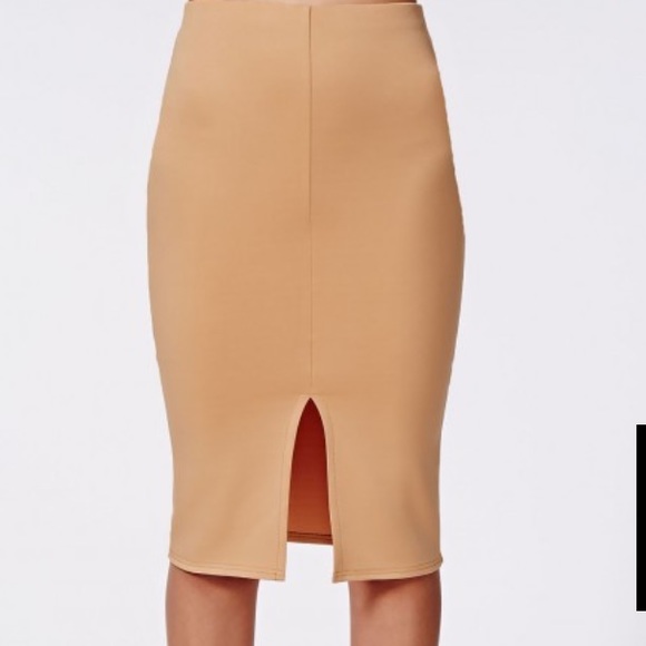 SOLD!!!!! Brand New! Midi Camel skirt🎀 - Picture 2 of 4