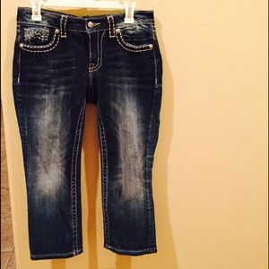 Pre loved miss me Capri jeans
