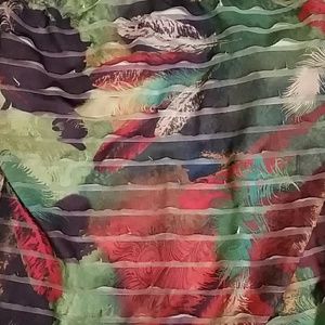 Energie Watercolor Feathers Camisole