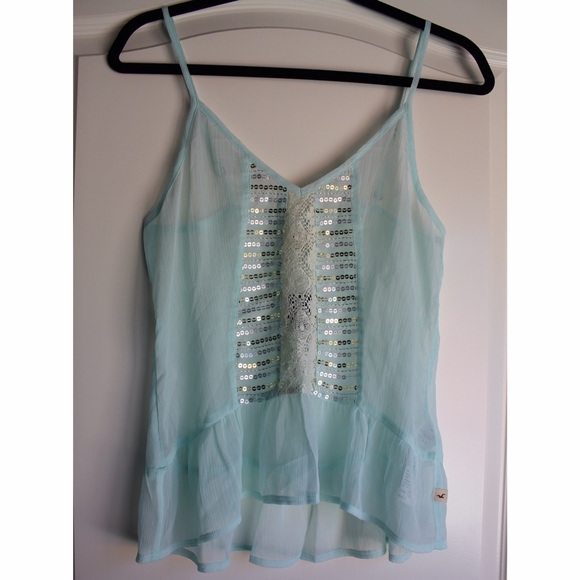 Sheer Blue Tank - Picture 2 of 2