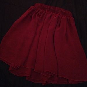 American Apparel Mini Chiffon Skirt