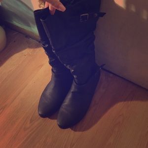 Black boots