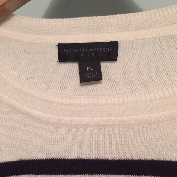 Worthington Striped Sweater - Picture 3 of 3