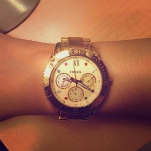 Fossil Gold Watch