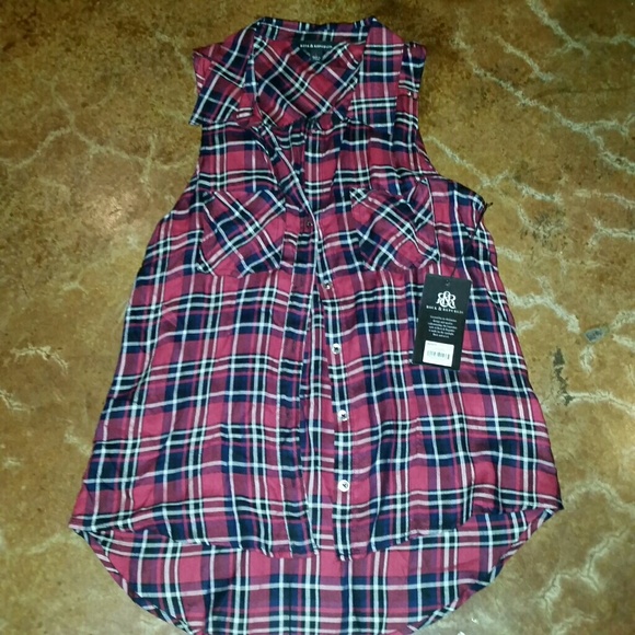 NWT Juniors sleeveless Rock & Republic shirt - Picture 1 of 4