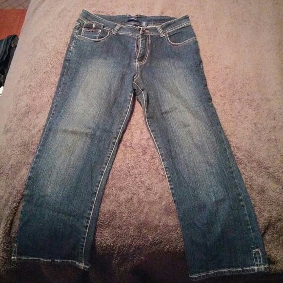 Denim capris