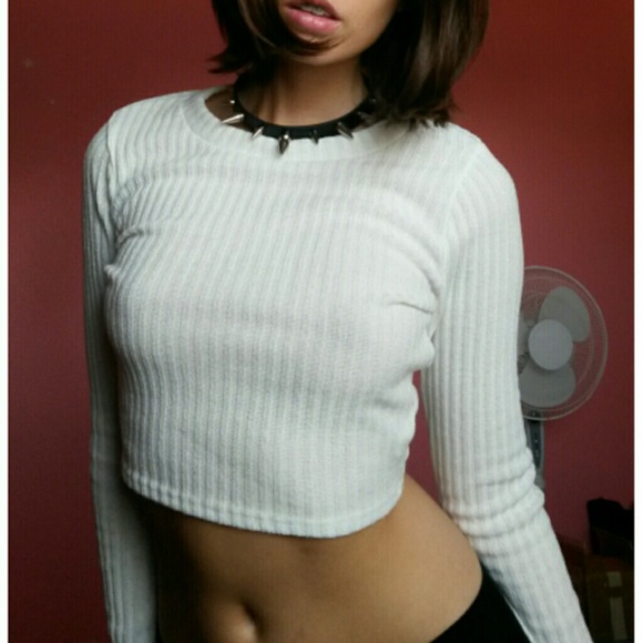 Tobi ribbed cropped top Brandy style