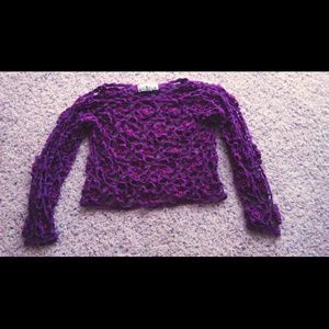 A knitted  sweater