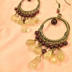 NWOT- Handmade Fashion Earrings - Classic Vintage