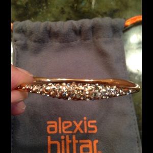 Alexis Bittar Rose Gold Miss Havisham Bangle, NWOT