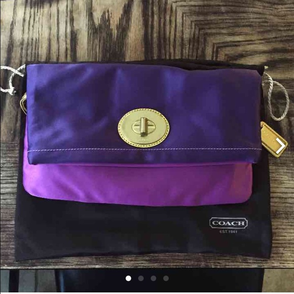 Authentic rare coach clutch