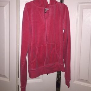 Juicy Couture Pink Velour ZipUp