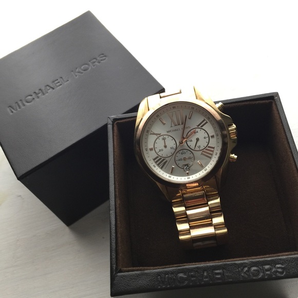 Michael Kors BRADSHAW GOLD STAINLESS STEEL WATCH