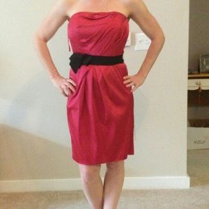 Pink Satin White House Black Market Dress