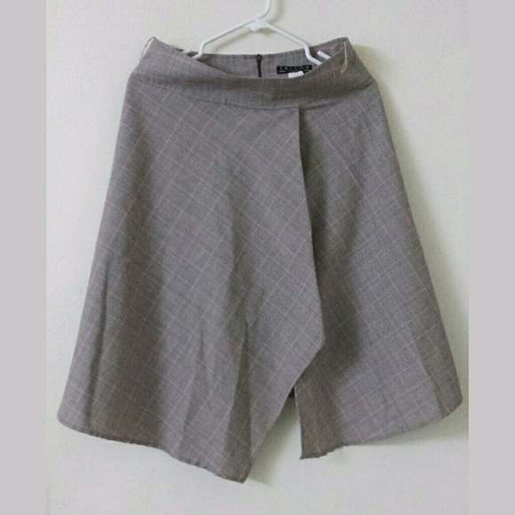Preppy plaid skirt.