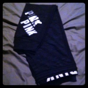 Large VS Pink gym pants