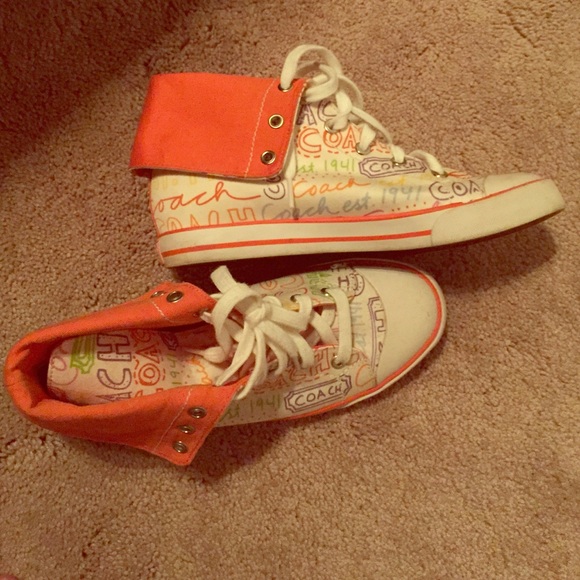 Coach sneakers size 8